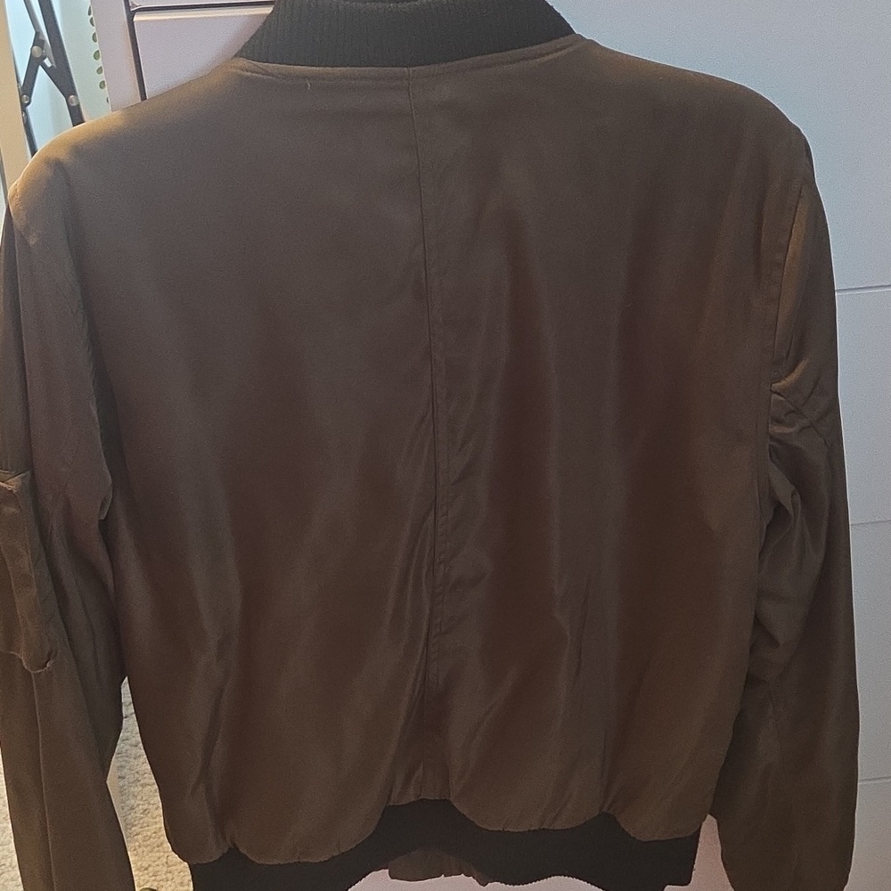 Love Tree Khakhi Olive Green Bomber - Picture 7 of 8
